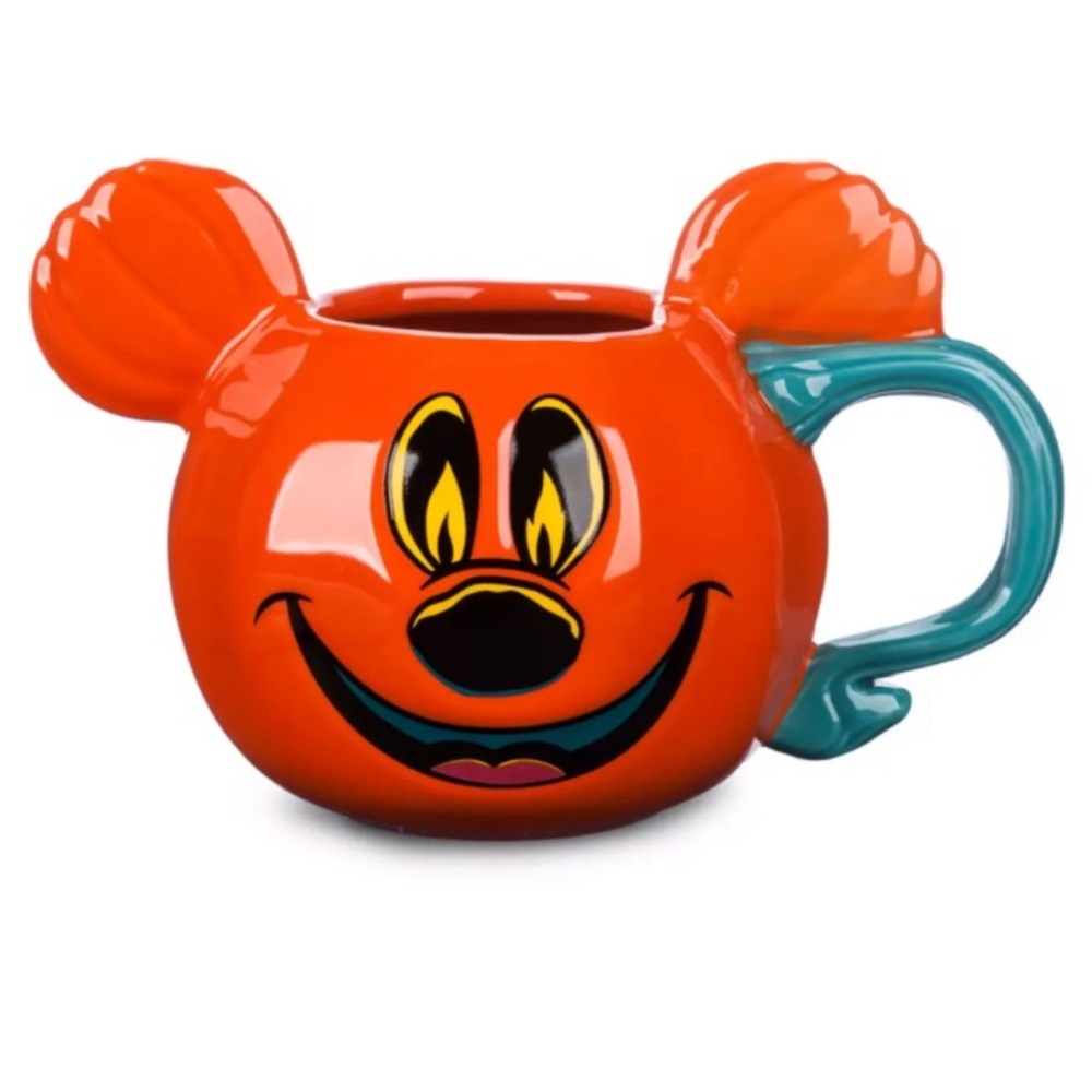 Disney 2023 Mickey Jack O’Lantern Pumpkin Halloween Coffee Mug - NWT